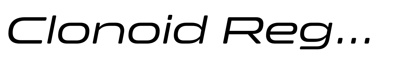 Clonoid Regular Italic